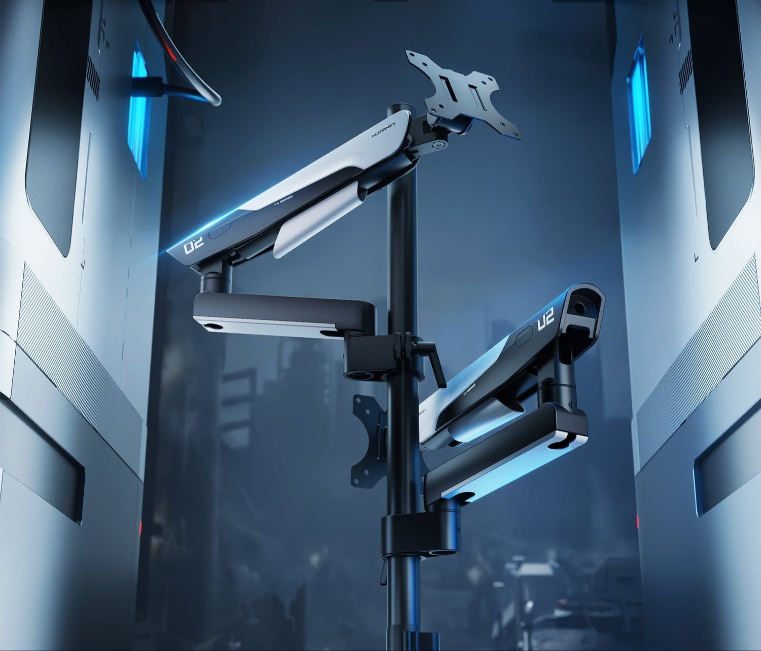 Heavy-duty monitor arm