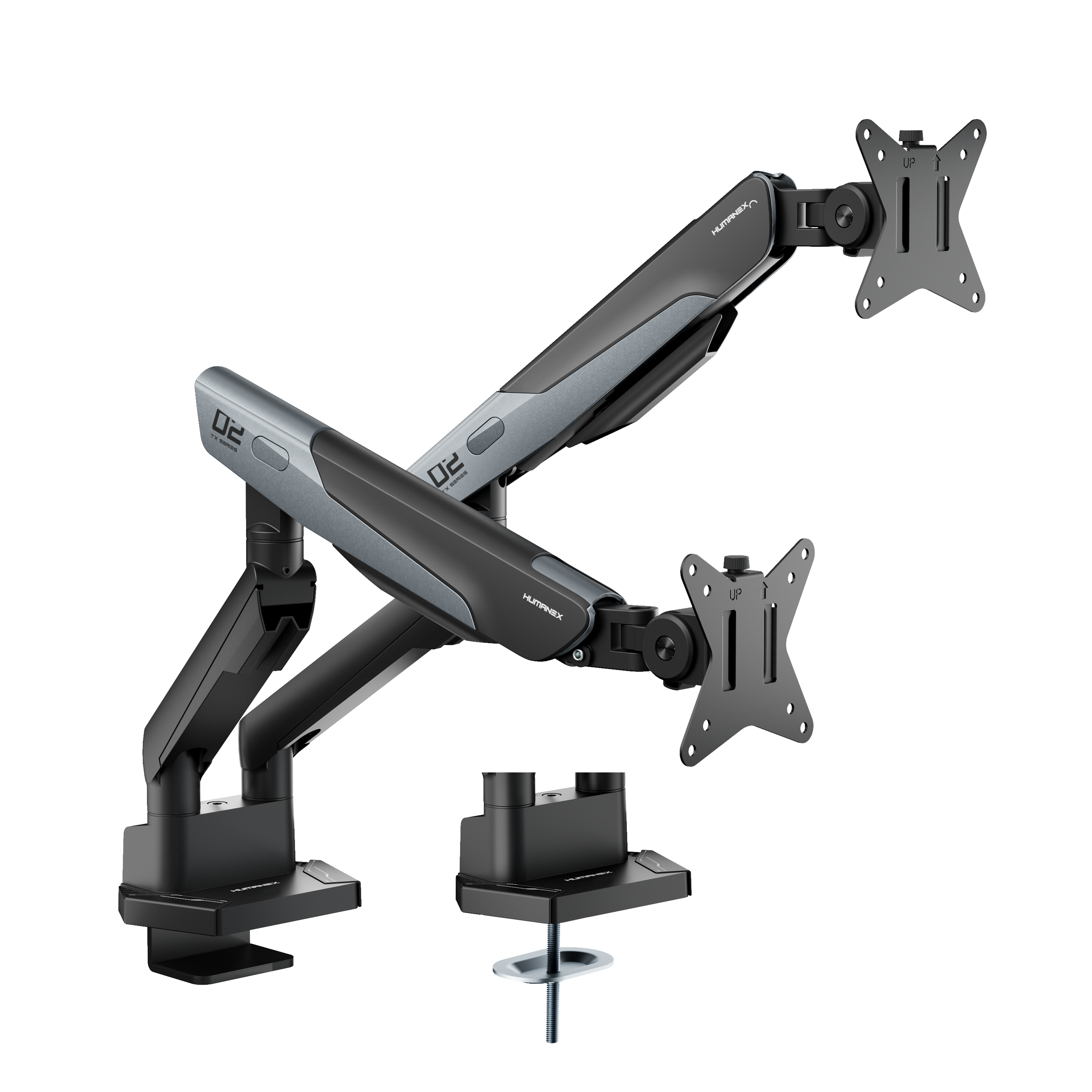 Humanex TX02-2G-A Dual Monitor Arm