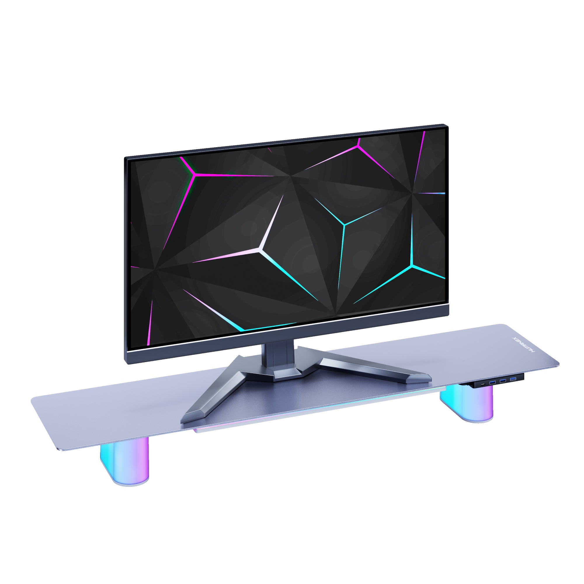 Humanex DX1-SLL-A RGB Aluminum Monitor Stand Riser