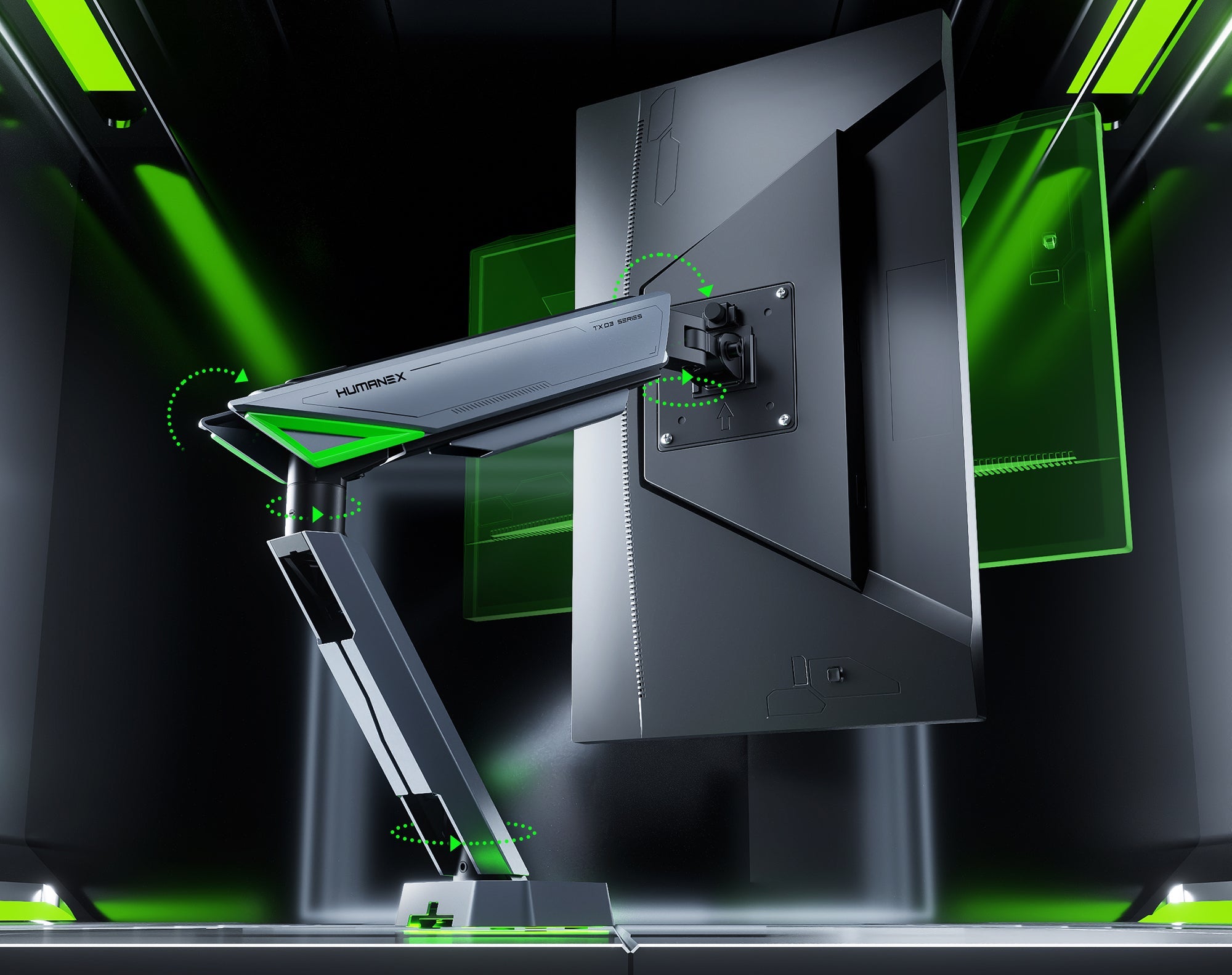 Humanex TX03 Monitor Arm HUMANEX