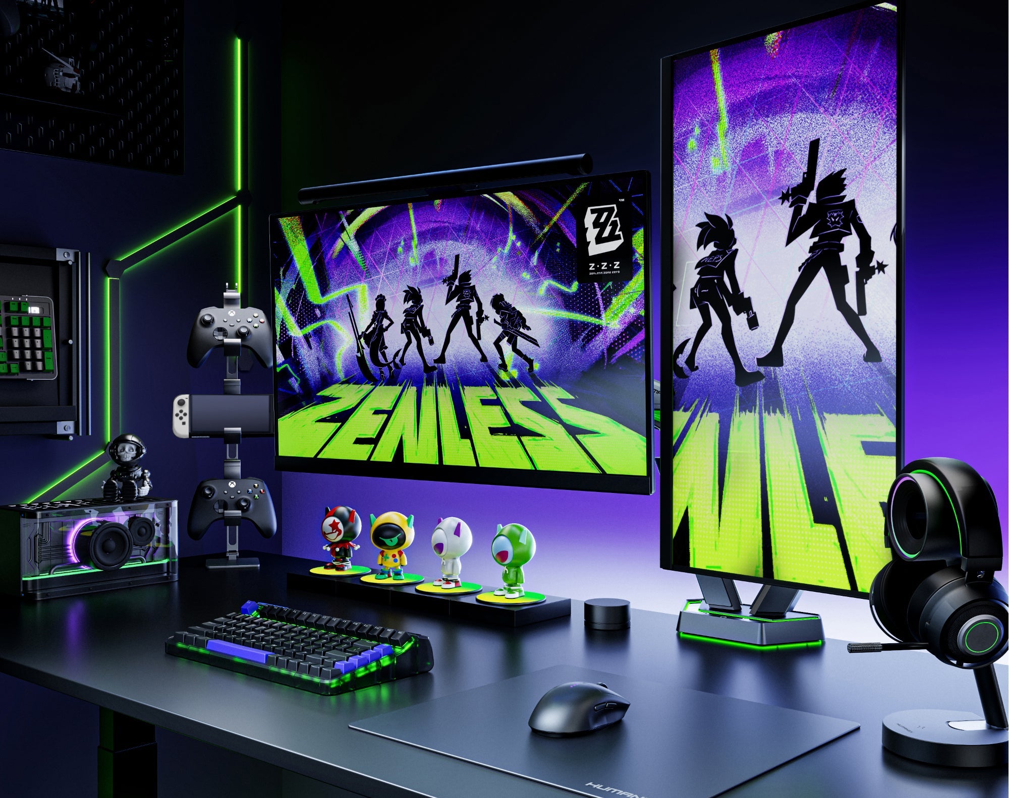 Humanex TX03 Dual Monitor Arm HUMANEX