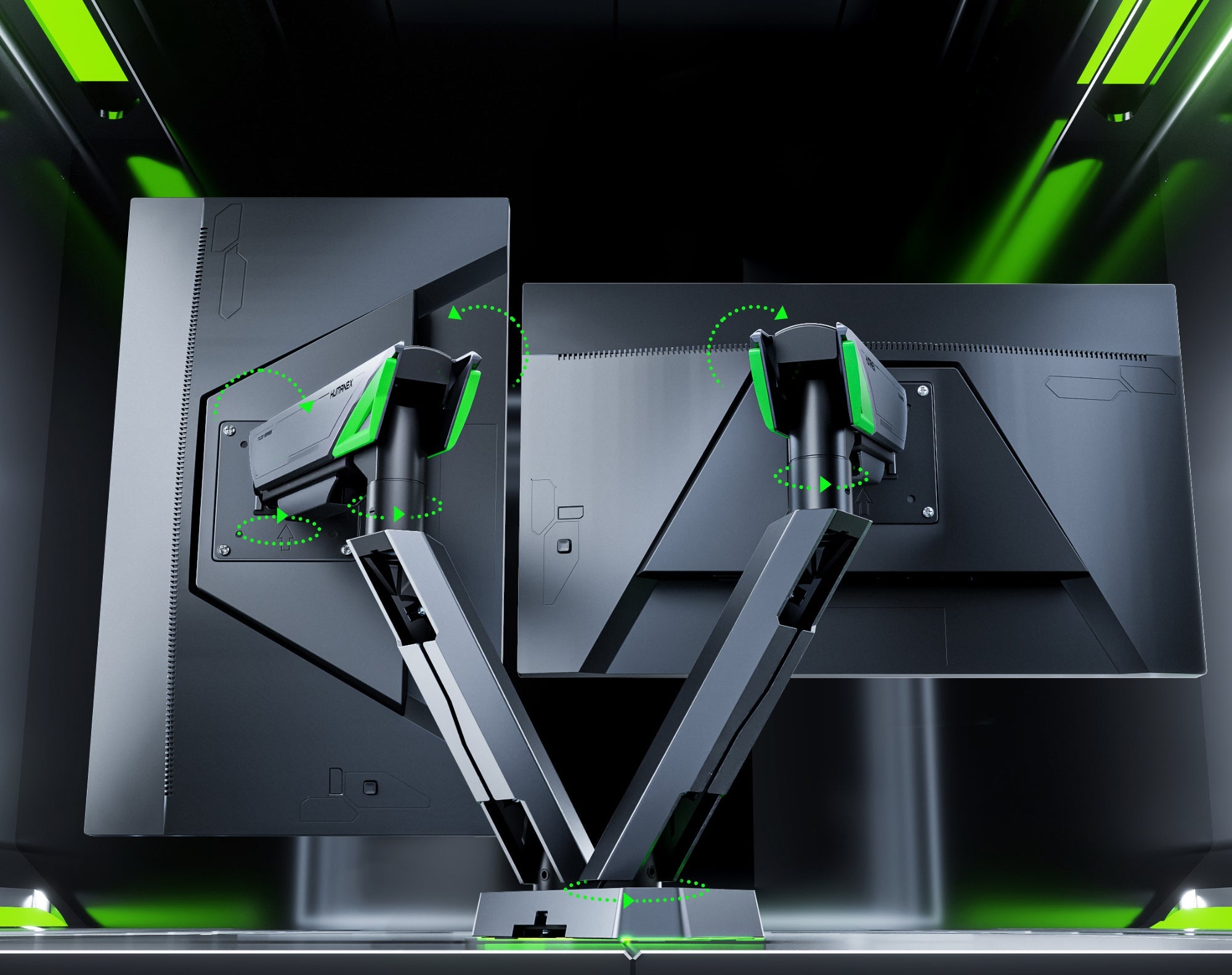 Humanex TX03 Dual Monitor Arm HUMANEX