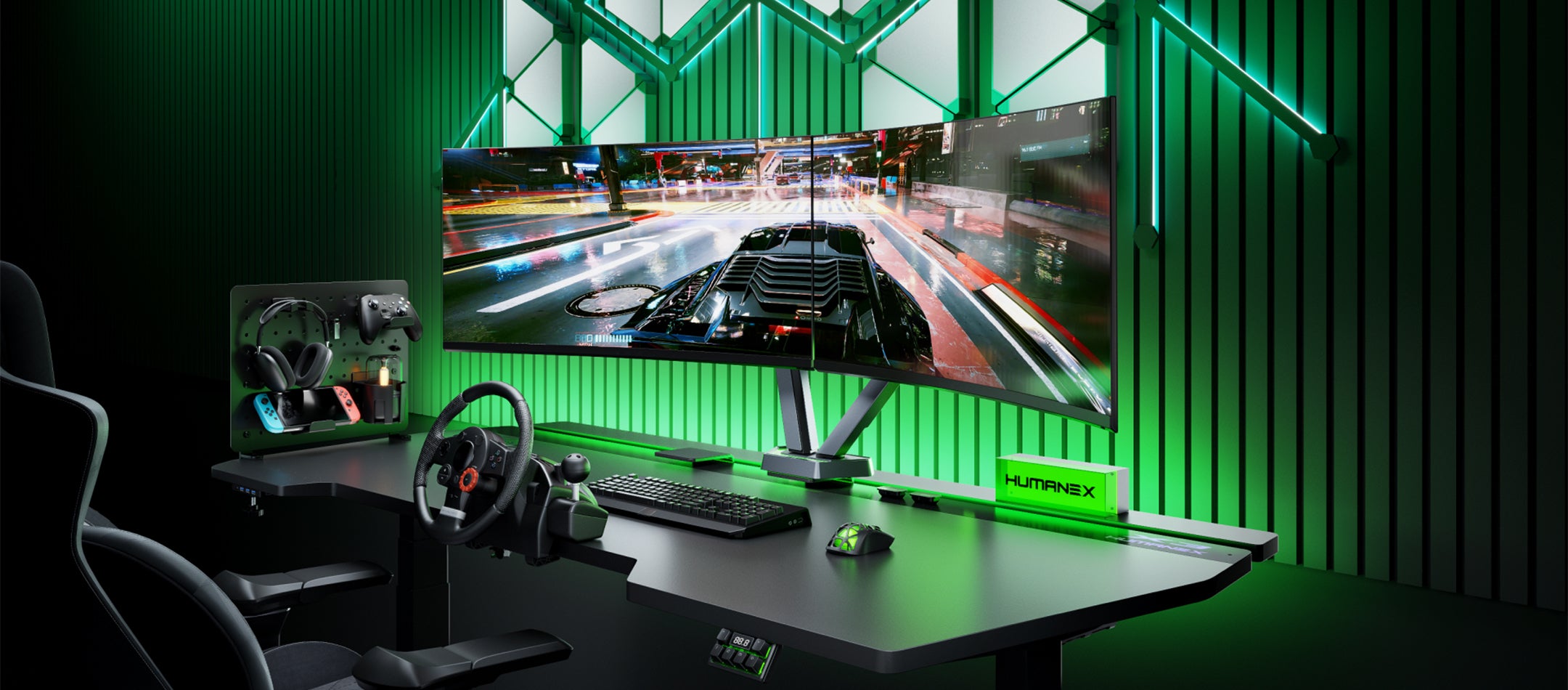 TX-03 monitor arm scene pic