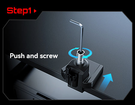 TX-02 Monitor Arm Installation Step 1