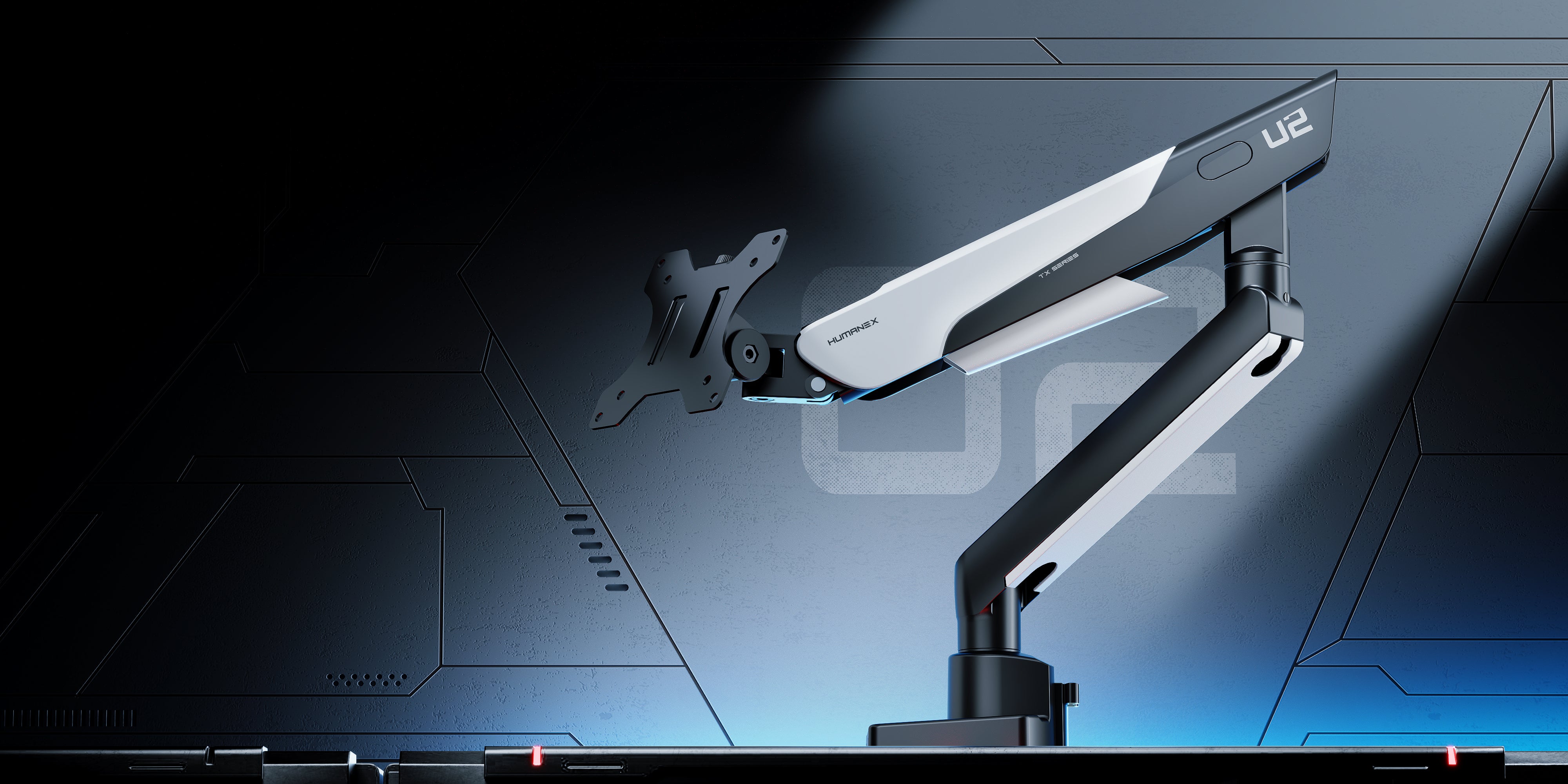 TX-02 Monitor Arm scene pic