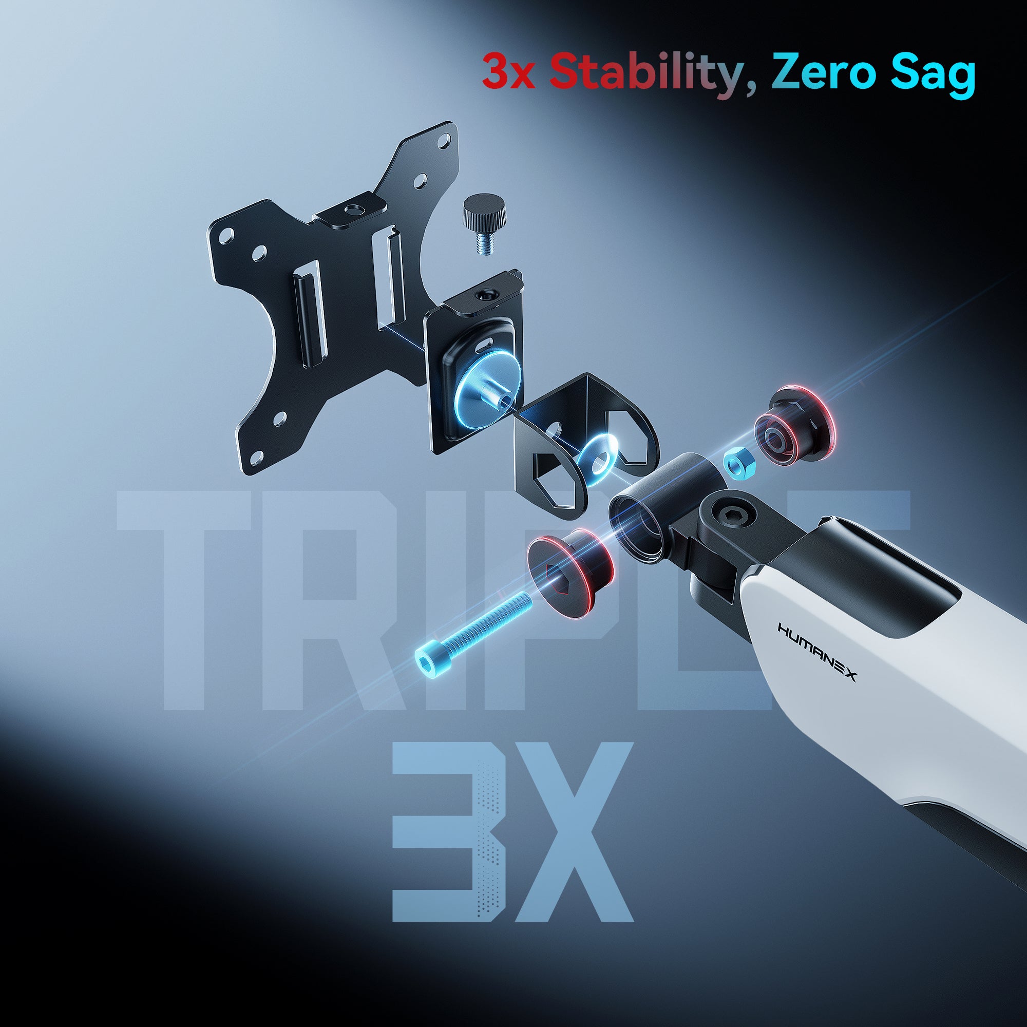 Humanex TX02-1B Single Monitor Arm