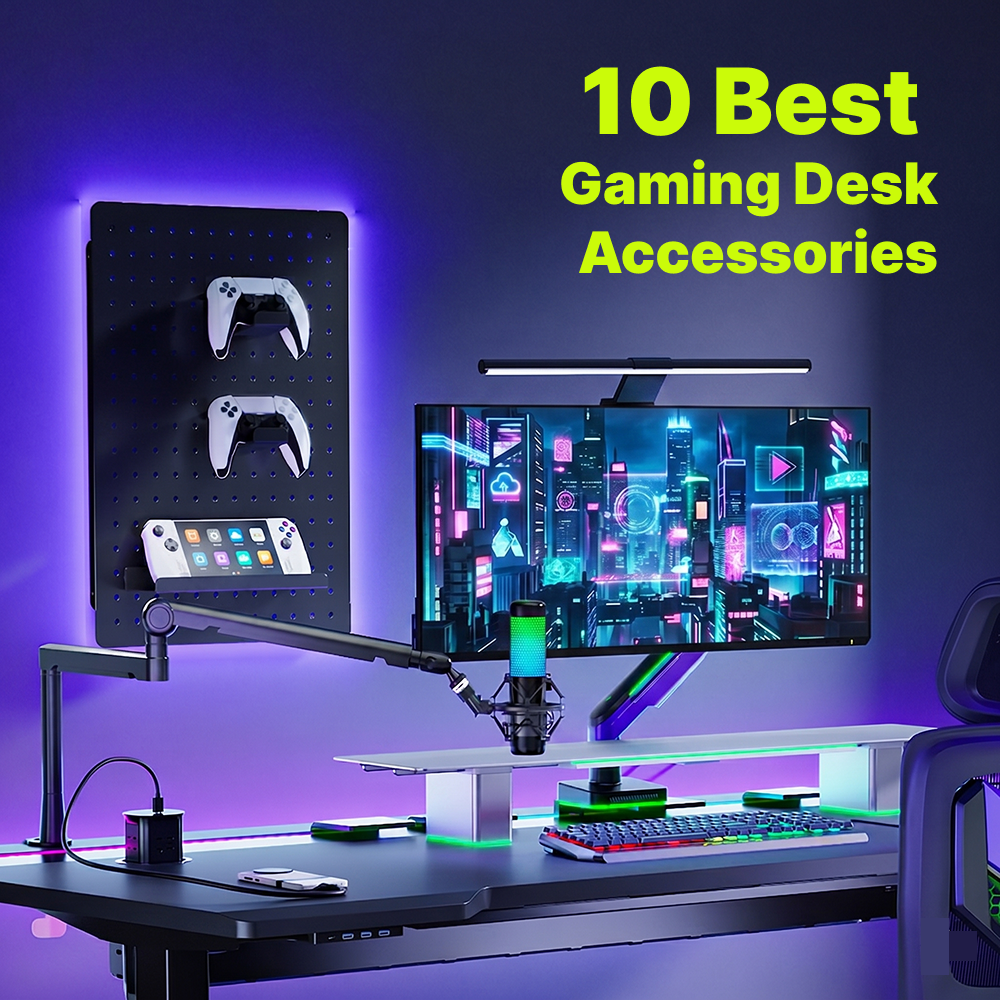 Best 10 Essential Accessories for Your Gaming Desk Setup