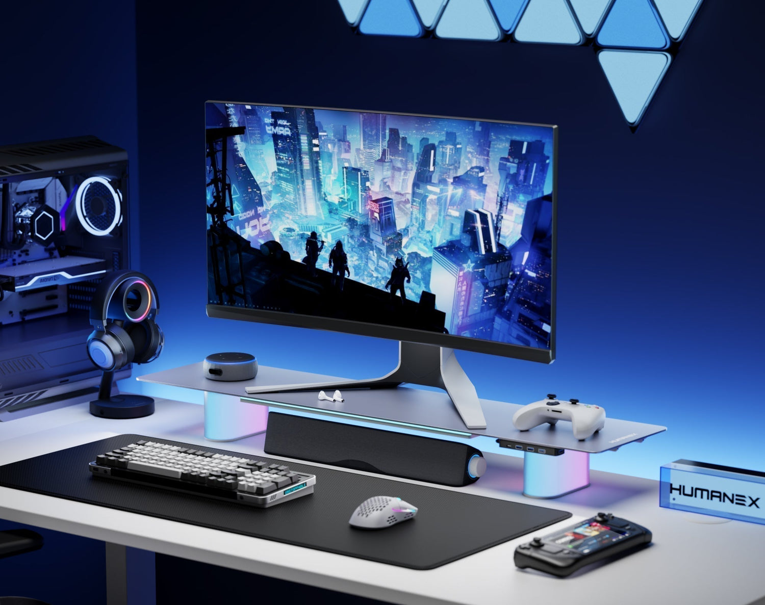 Upgrade Your Desk Game: Why You Need an Aluminum RGB Monitor Stand