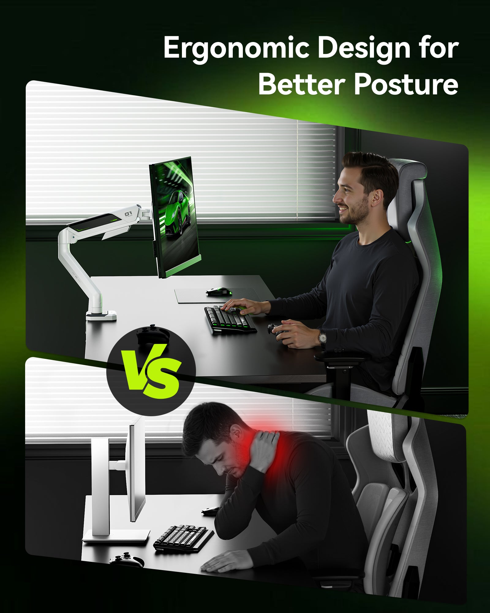 Humanex TX01-1W-A Single Monitor Arm