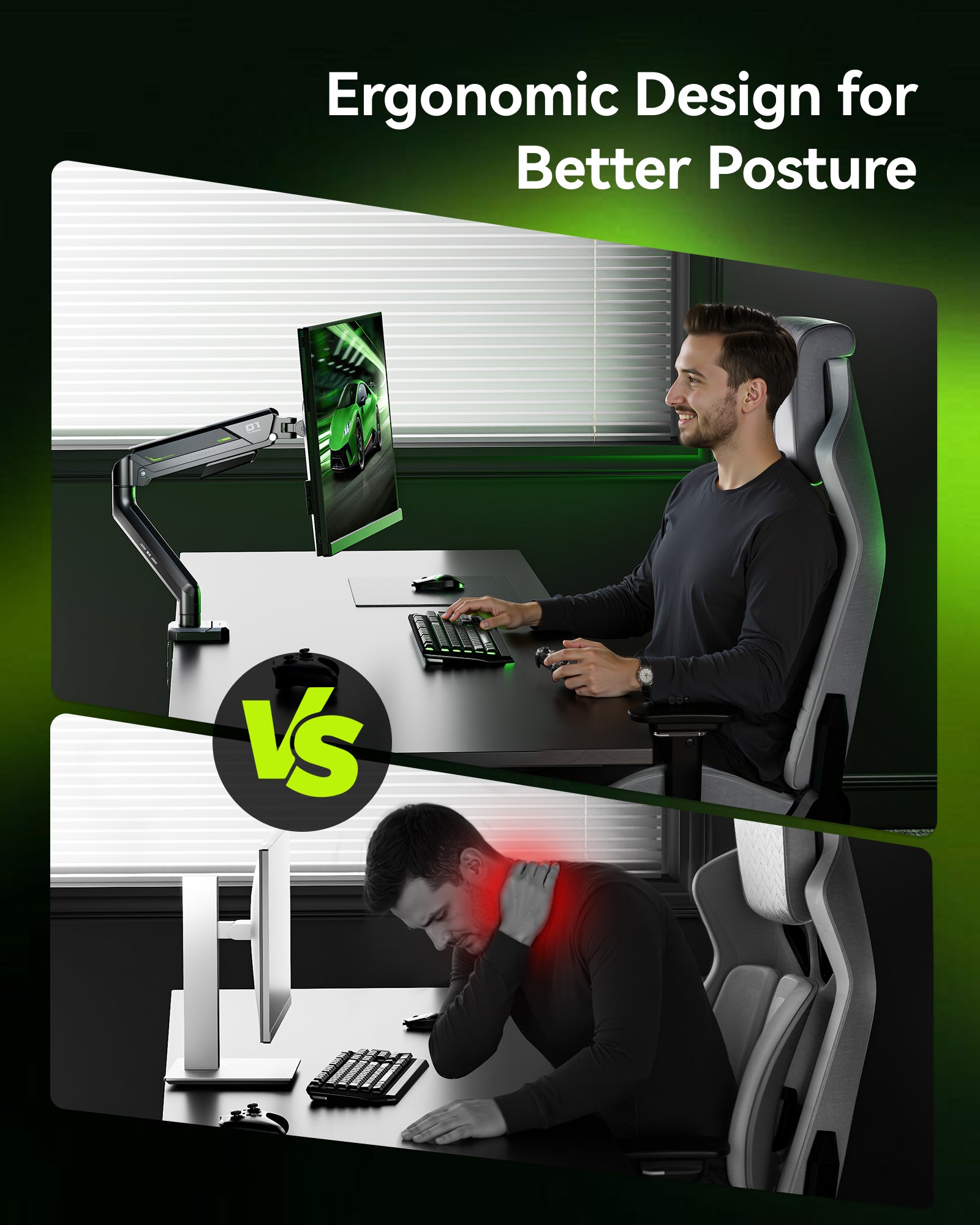 Humanex TX01-1B-A Single Monitor Arm