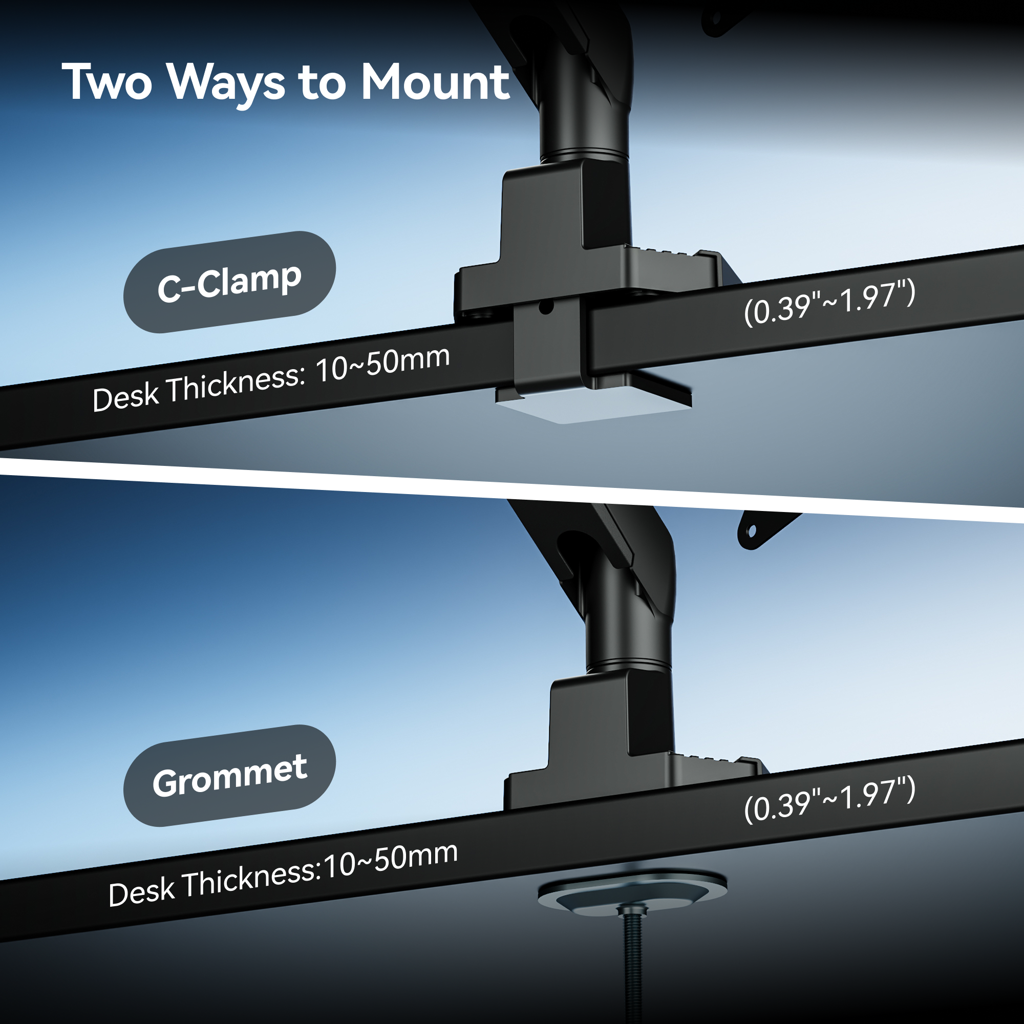 Hermit Mecha TX02-1B-A Monitor Arm