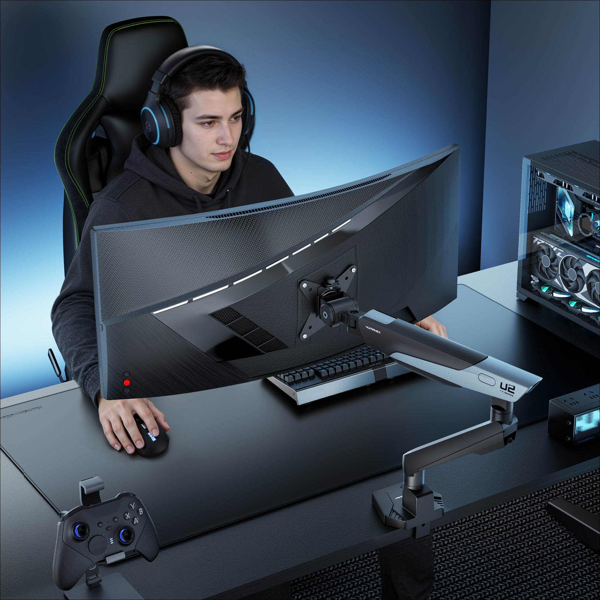 Hermit Mecha TX02-1G-A Monitor Arm