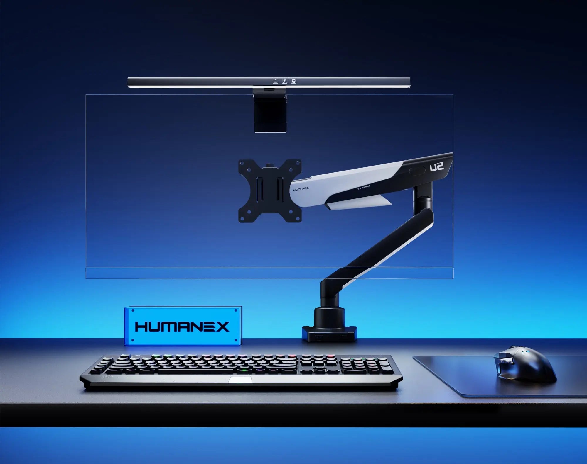 Hermit Mecha TX02 Monitor Arm HUMANEX