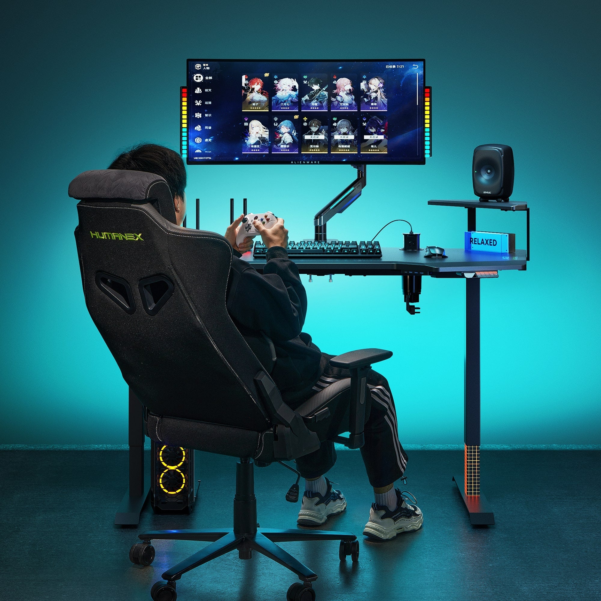 Humanex X-2 RGB Gaming Desk