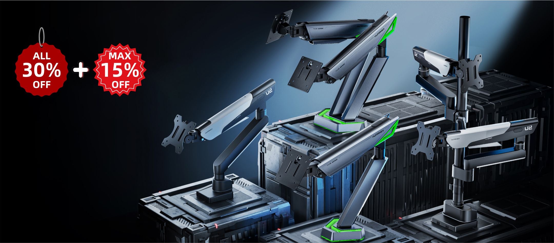 Humanex monitor arm black friday sales