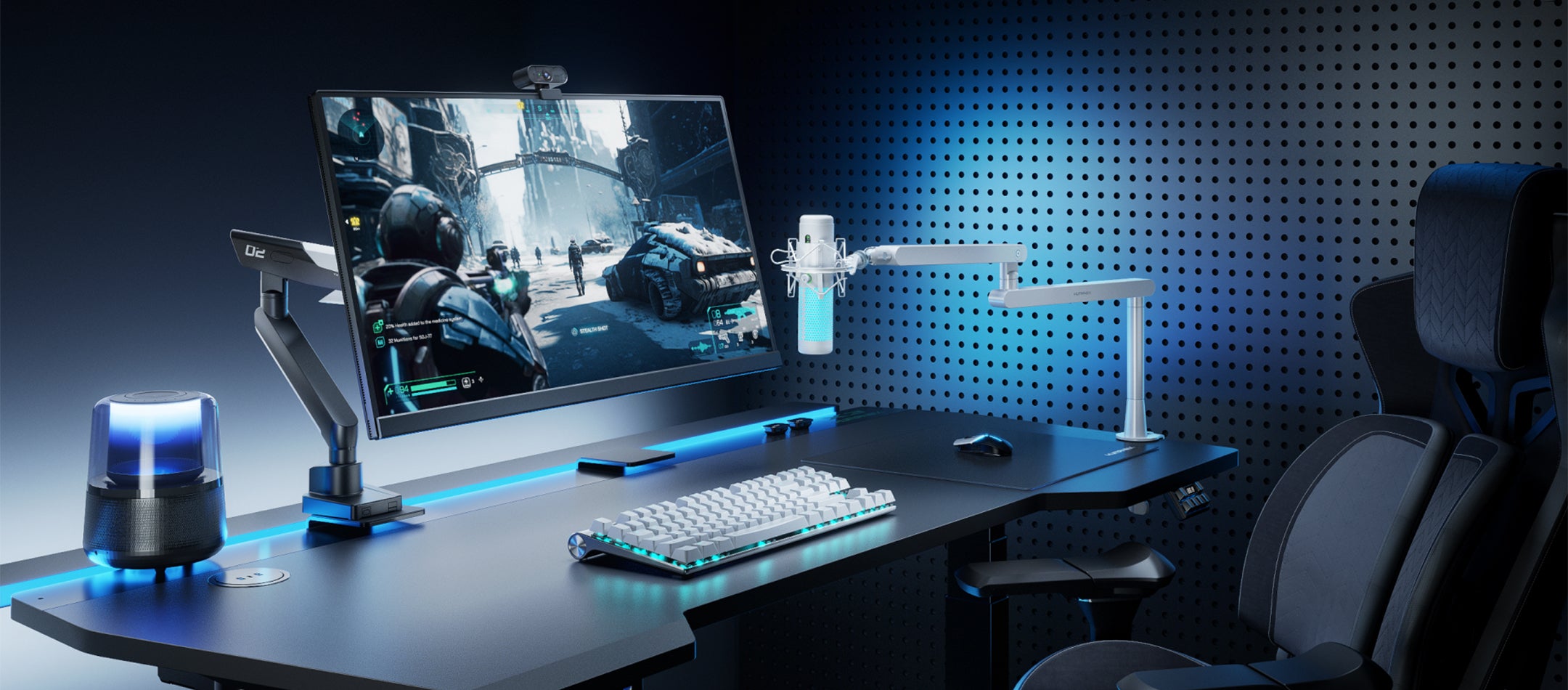 TX-02 monitor arm scene pic