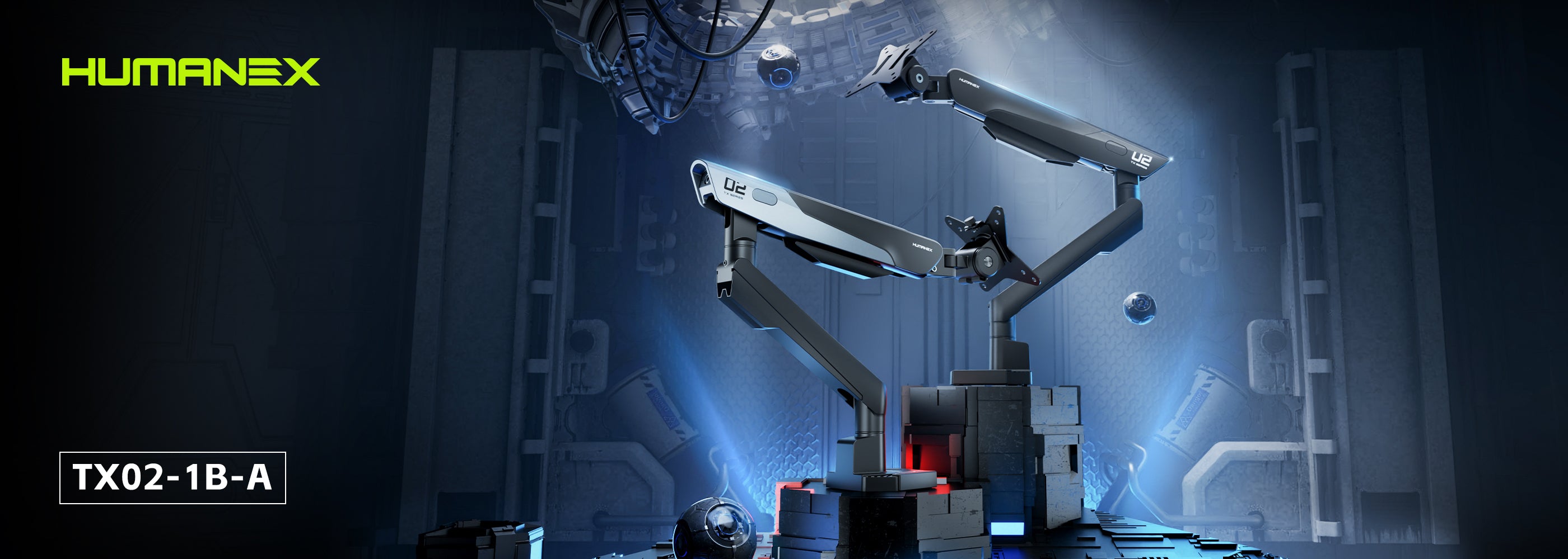 Hermit Mecha TX02-1B-A Monitor Arm