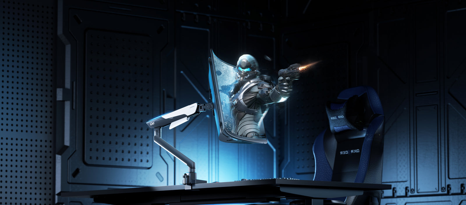 Hermit Mecha TX02 Monitor Arm 20 TX02 1B 1
