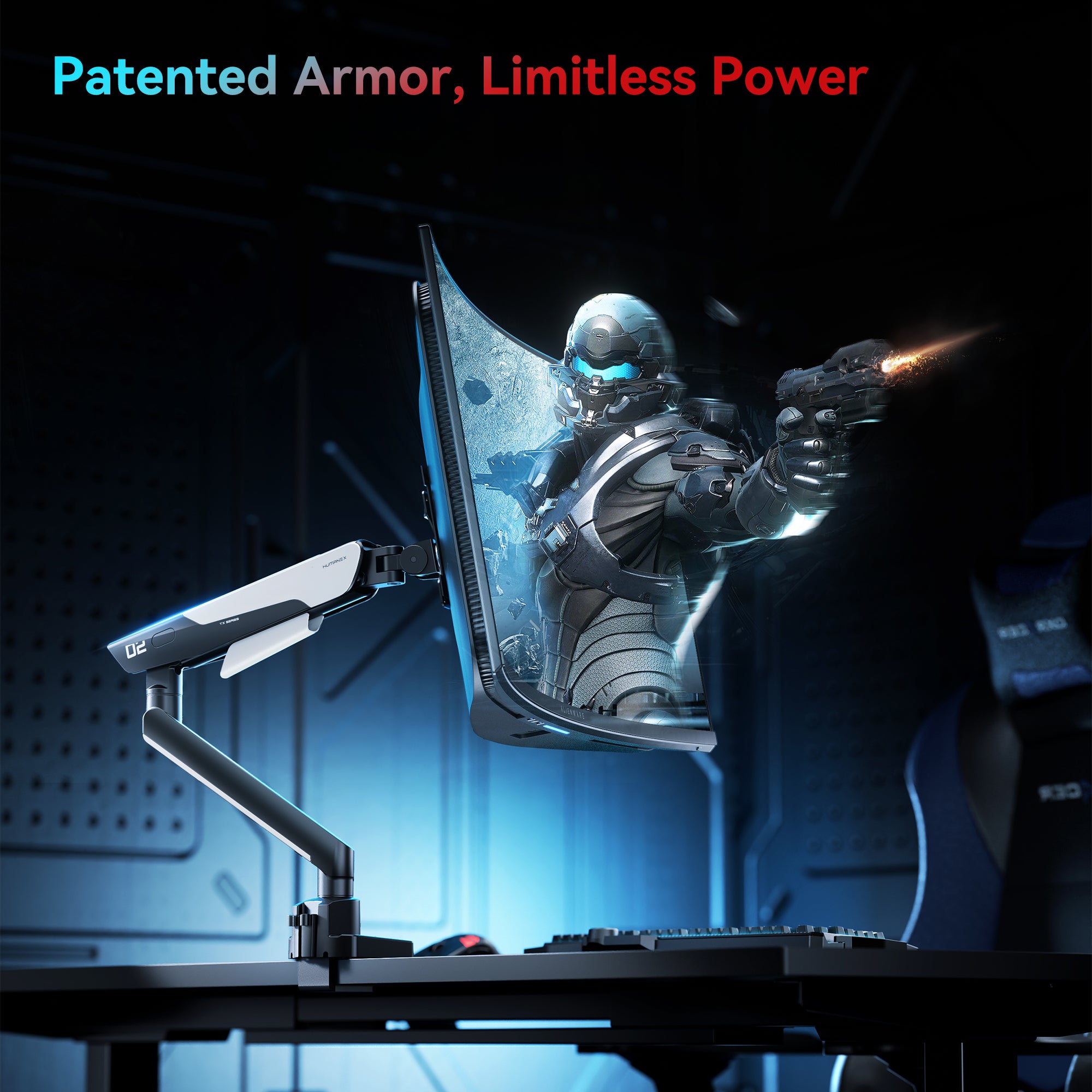 Humanex TX02-1B Single Monitor Arm