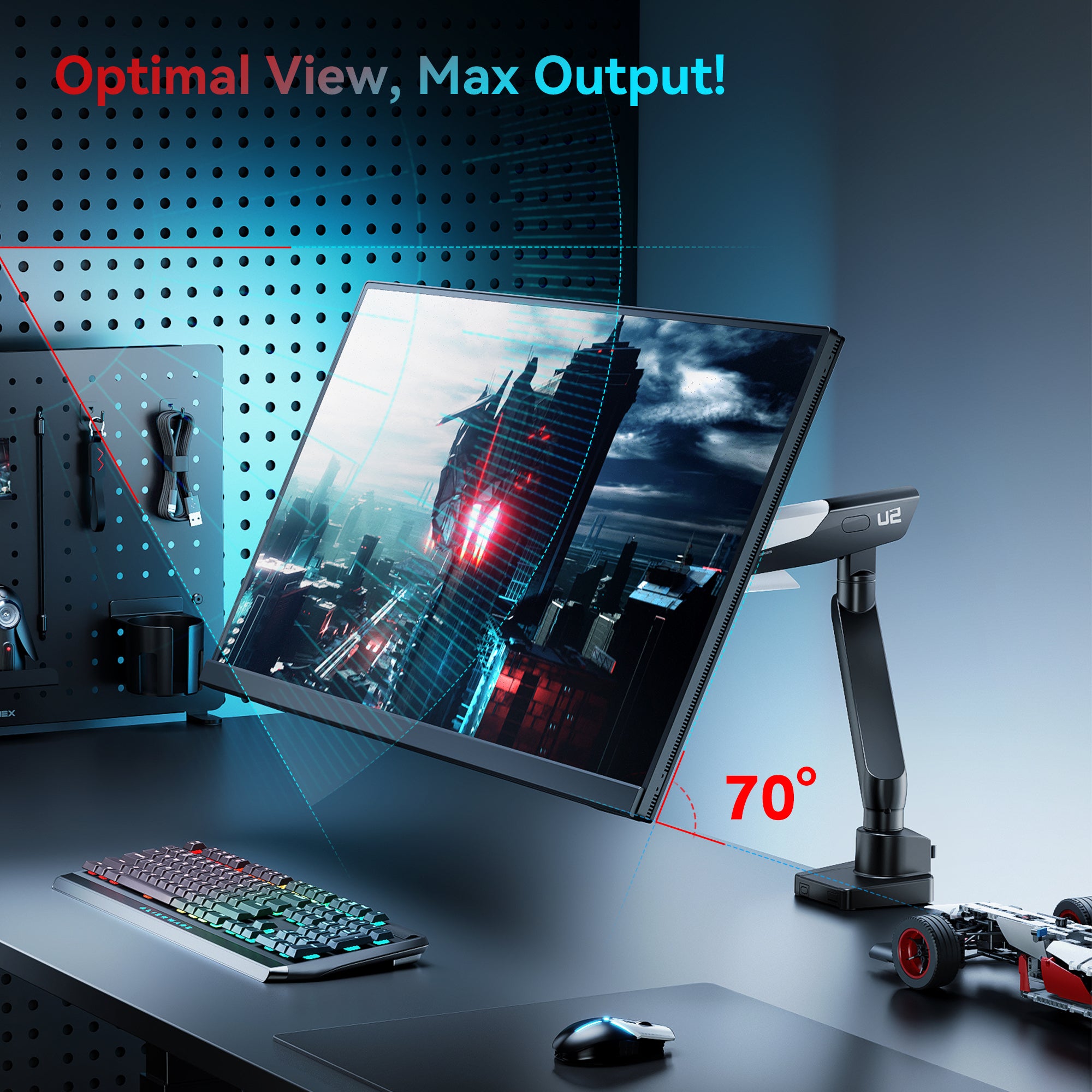 Humanex TX02-1B Single Monitor Arm