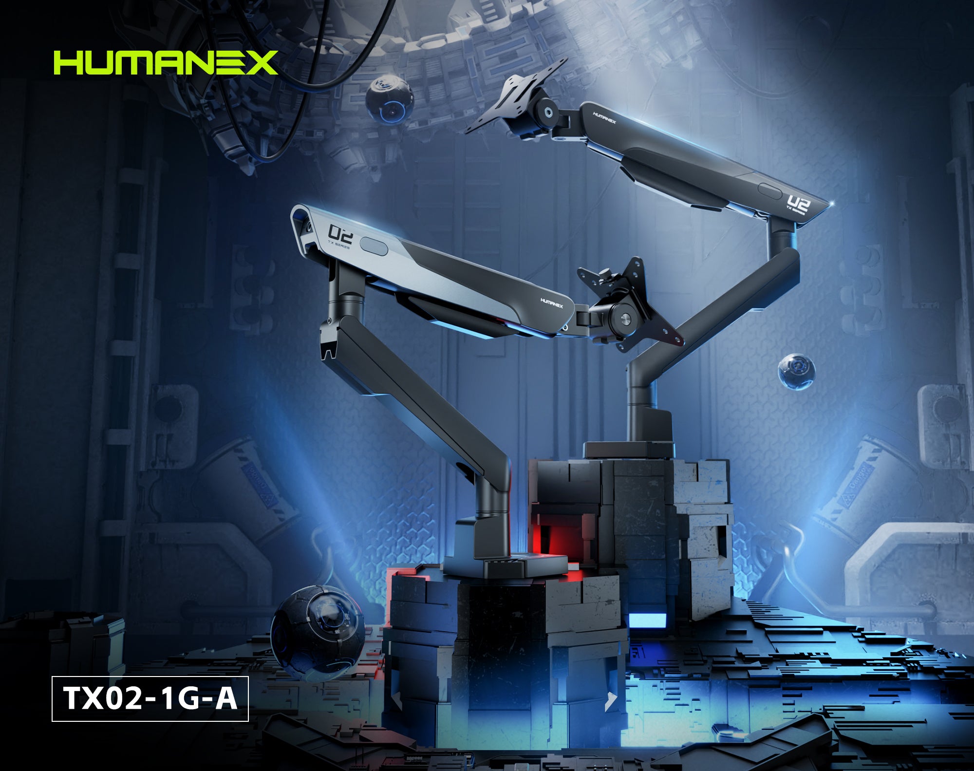 Hermit Mecha TX02-1G-A Monitor Arm