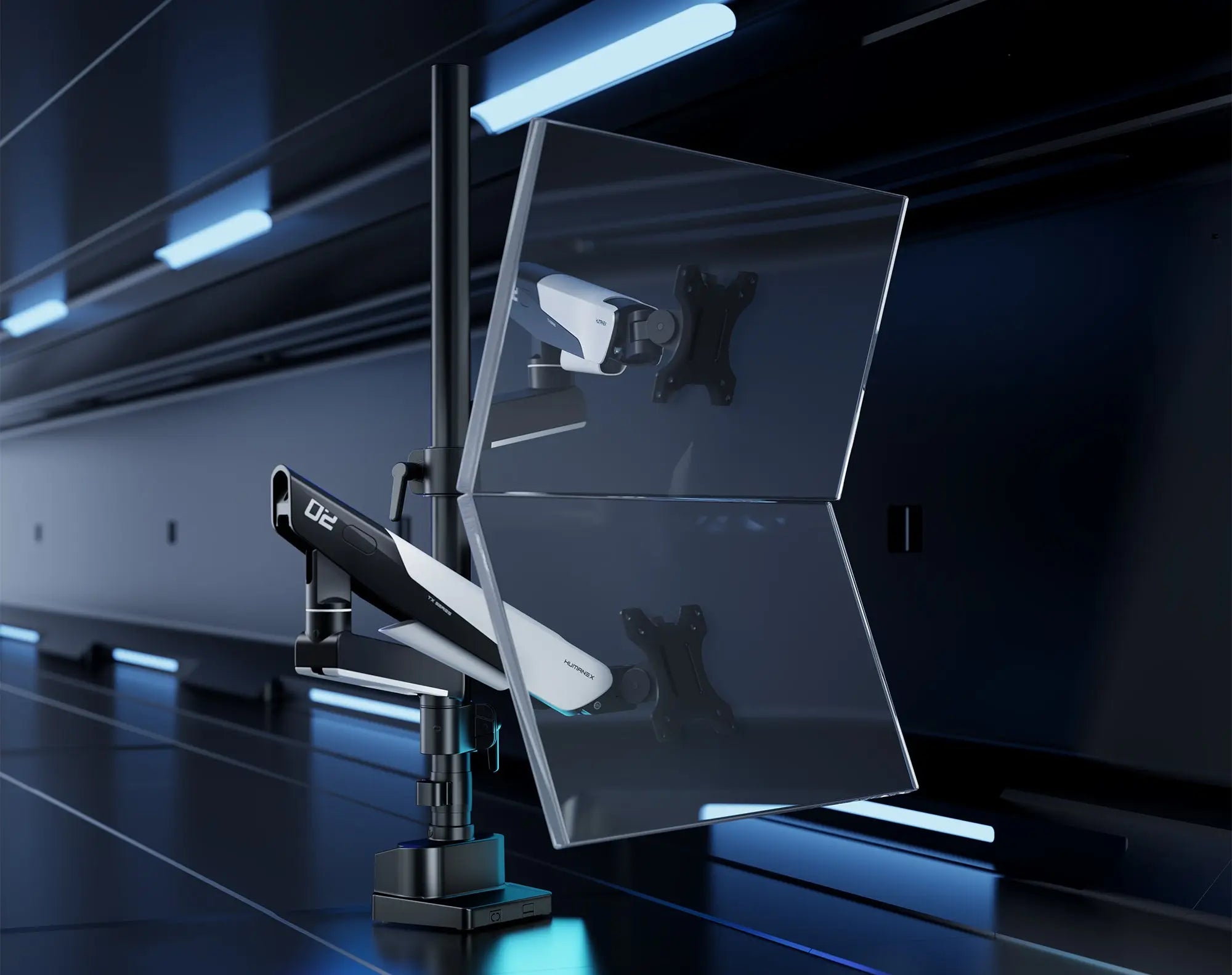 Humanex TX02 Dual Monitor Arm HUMANEX