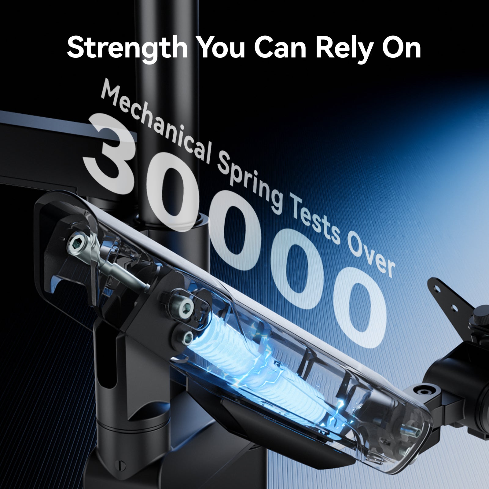Dual monitor arm